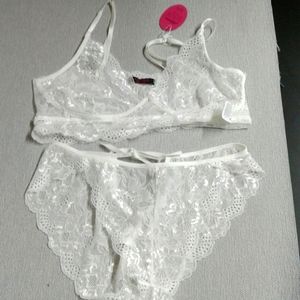 Adome lace bra set Large